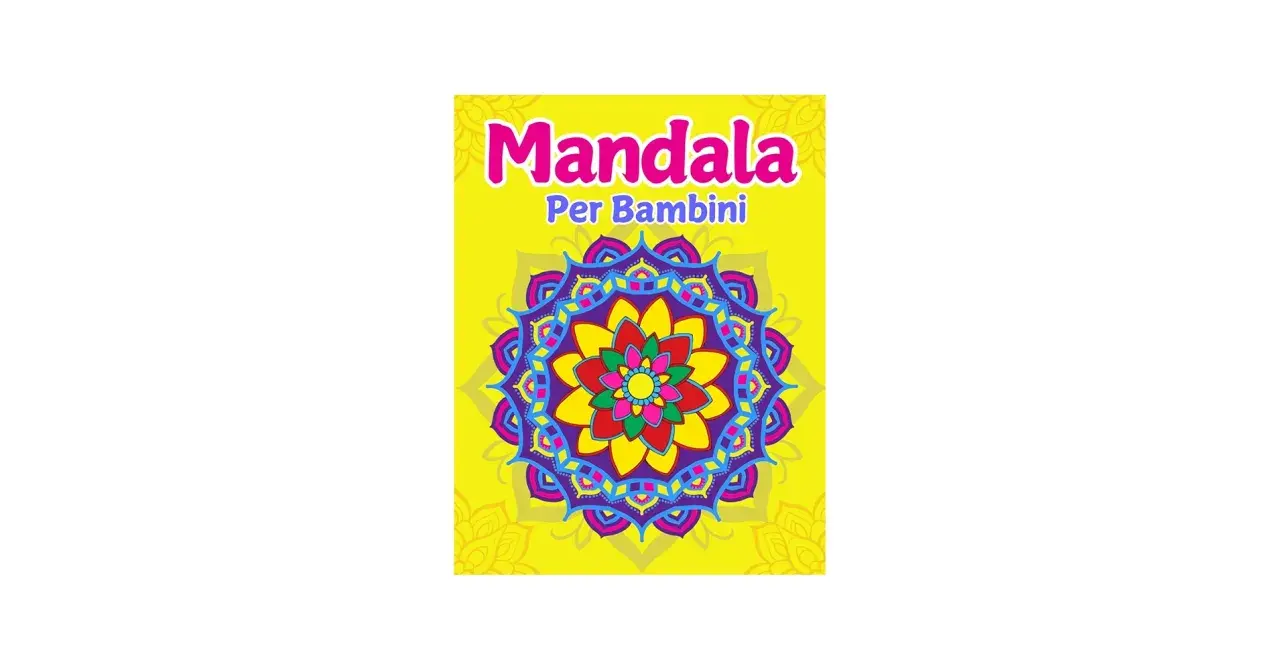 Un colorato mandala, perfetto per scoprire il mandala significato per bambini. Un invito al gioco e alla creatività.