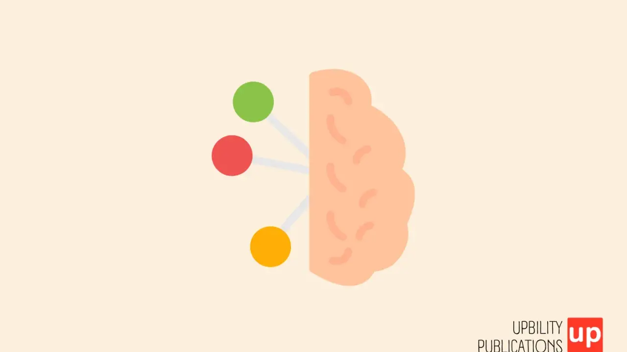Cervello stilizzato con tre cerchi colorati collegati, simbolo di disprassia motoria e difficoltà di coordinazione.
