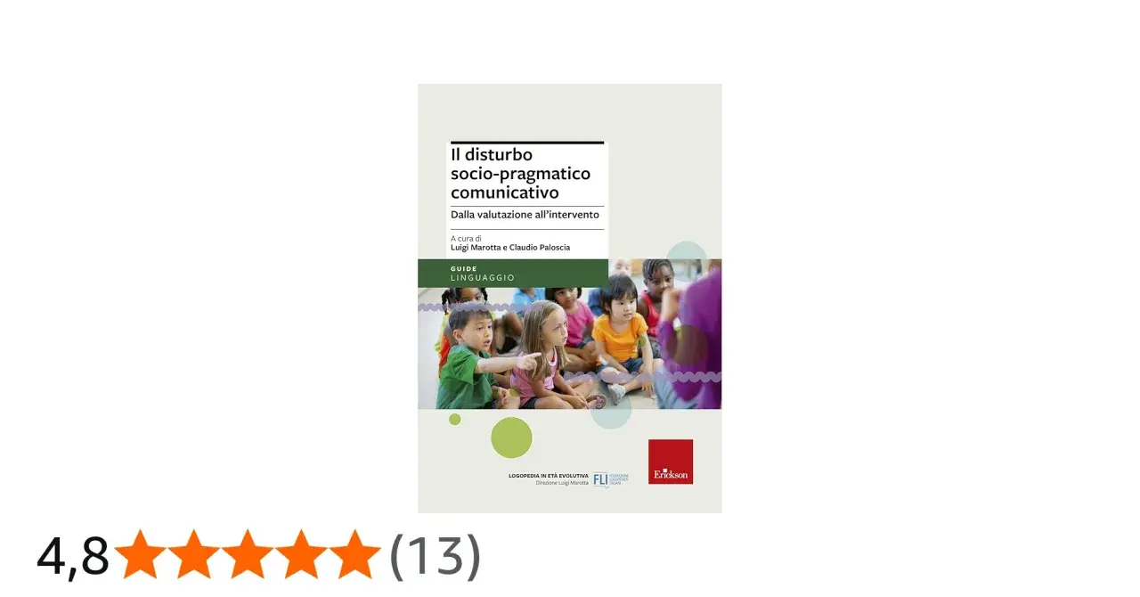 Copertina libro "Il disturbo socio-pragmatico comunicativo" con bambini in classe. Valutazione e intervento.