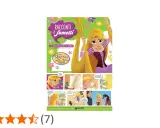 Copertina di "Racconti a fumetti: Rapunzel la serie", con Rapunzel da piccola e altri personaggi in vignette.