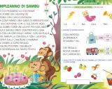 Un racconto di paura breve: Sambu, lo scimpanzé, festeggia il compleanno con giochi e regali, ma un lampo spaventa tutti.