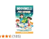 Copertina del libro "Indovinelli per bambini" con bambini che leggono e imparano, ideale per 50 indovinelli facili con risposta.