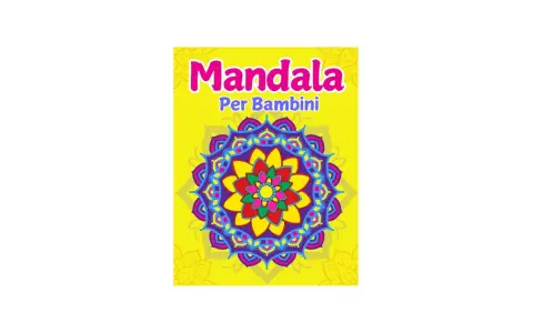 Un colorato mandala, perfetto per scoprire il mandala significato per bambini. Un invito al gioco e alla creatività.