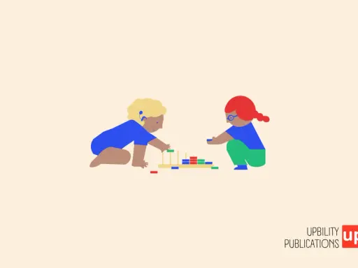 Bambini giocano con blocchi colorati, esplorando attività sensoriali per l'autismo.