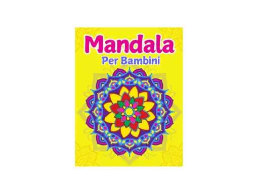Un colorato mandala, perfetto per scoprire il mandala significato per bambini. Un invito al gioco e alla creatività.