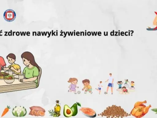 Famiglia a tavola, bambini che giocano e cibi sani. Immagine che promuove i giochi sull'alimentazione per bambini, incoraggiando abitudini sane.
