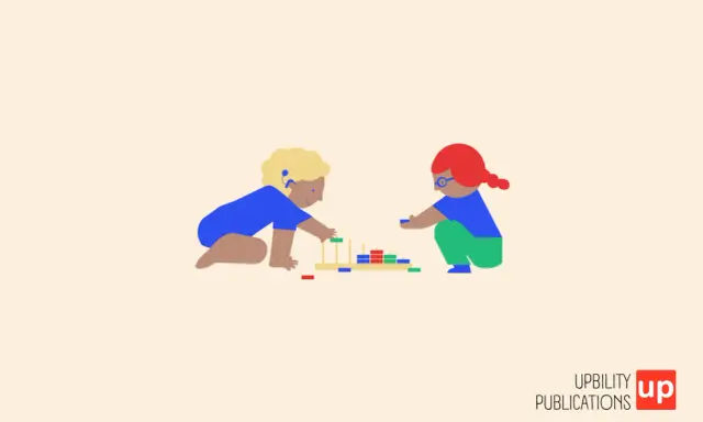 Bambini giocano con blocchi colorati, esplorando attività sensoriali per l'autismo.