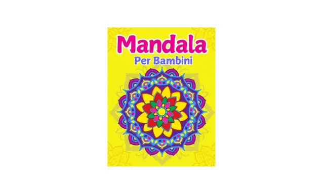 Un colorato mandala, perfetto per scoprire il mandala significato per bambini. Un invito al gioco e alla creatività.