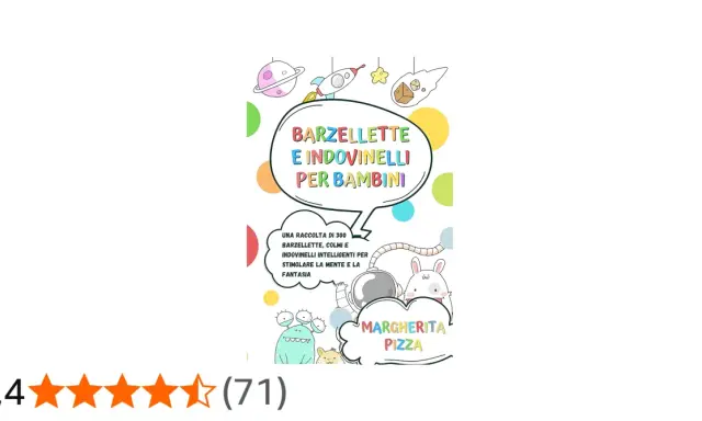 Barzellette e indovinelli per bambini: una raccolta colorata con simpatici personaggi, razzi e pianeti. Stimola la mente e la fantasia!