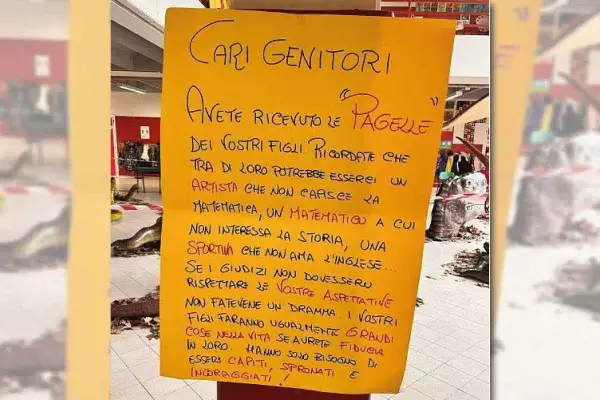 Lettera di una maestra ai genitori: "Ricordate che tra i vostri figli potrebbe esserci un artista o un matematico. Non fatevi un dramma se non rispettano le vostre aspettative, avranno bisogno di fiducia.