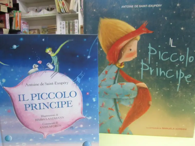 Copertine de "Il Piccolo Principe" di Saint-Exupéry. Una mostra di illustrazioni che raccontano la storia del piccolo principe.